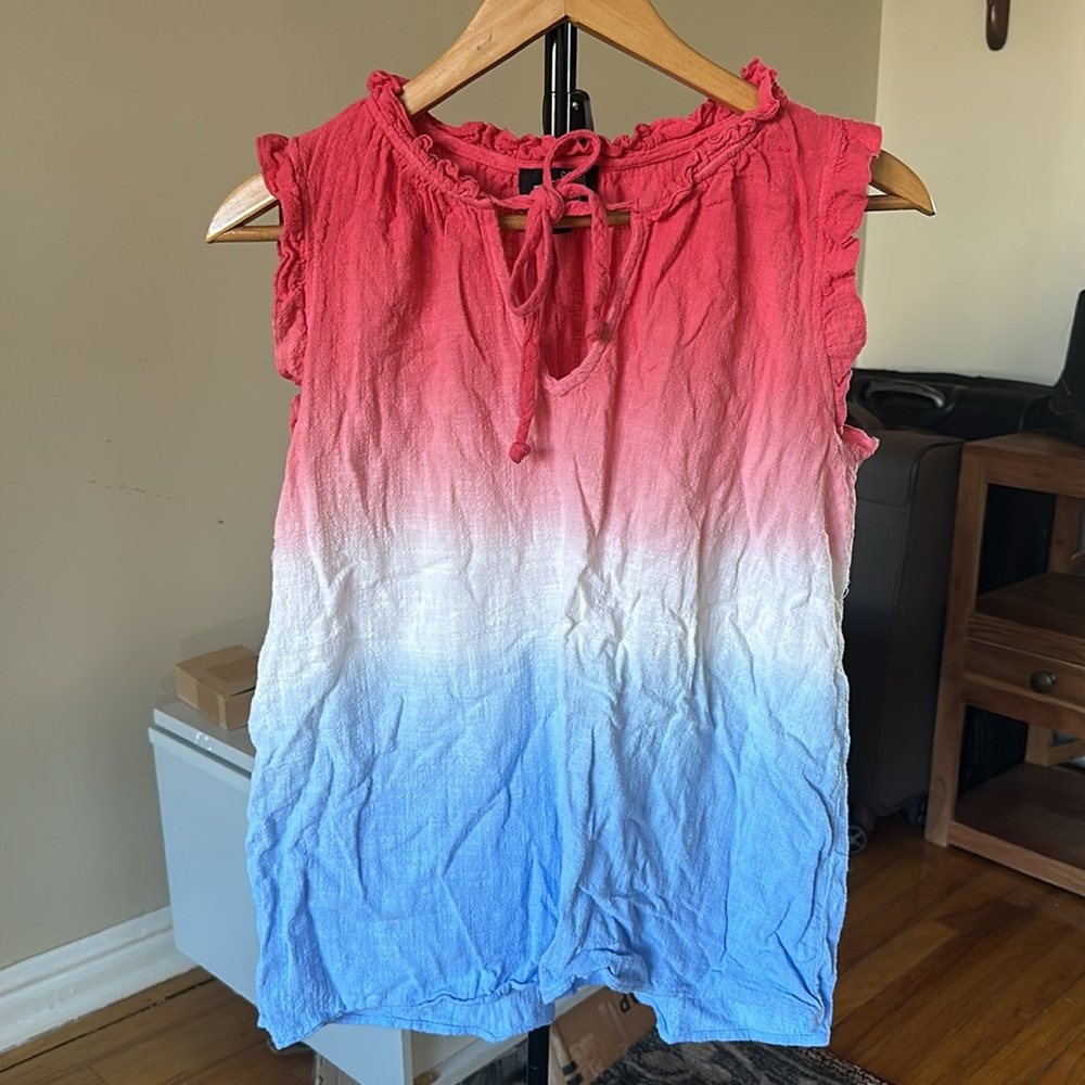 Feeing Festive TriColor Blouse